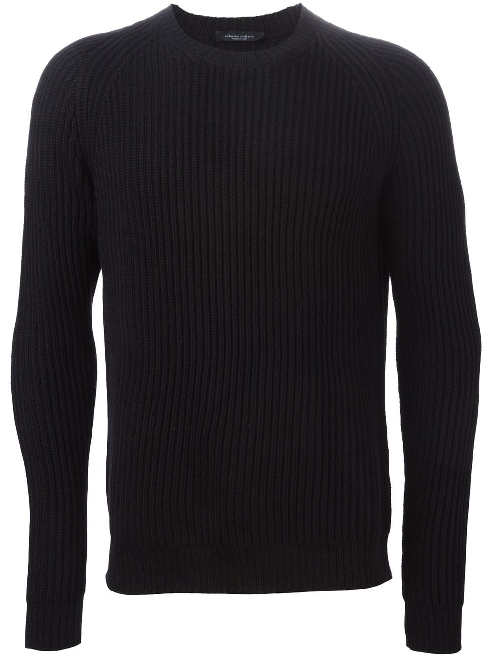 Roberto Collina ribbed sweater - Black von Roberto Collina