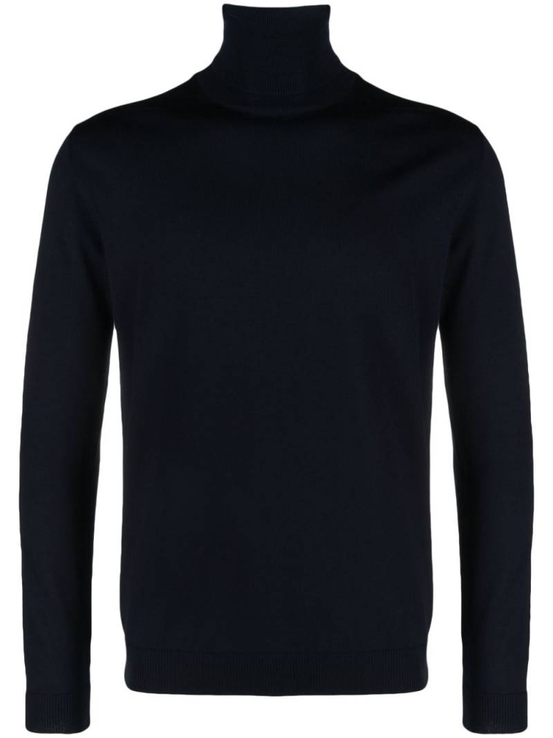 Roberto Collina roll-neck merino wool jumper - Blue von Roberto Collina