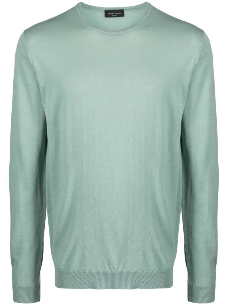 Roberto Collina round-neck knit jumper - Green von Roberto Collina