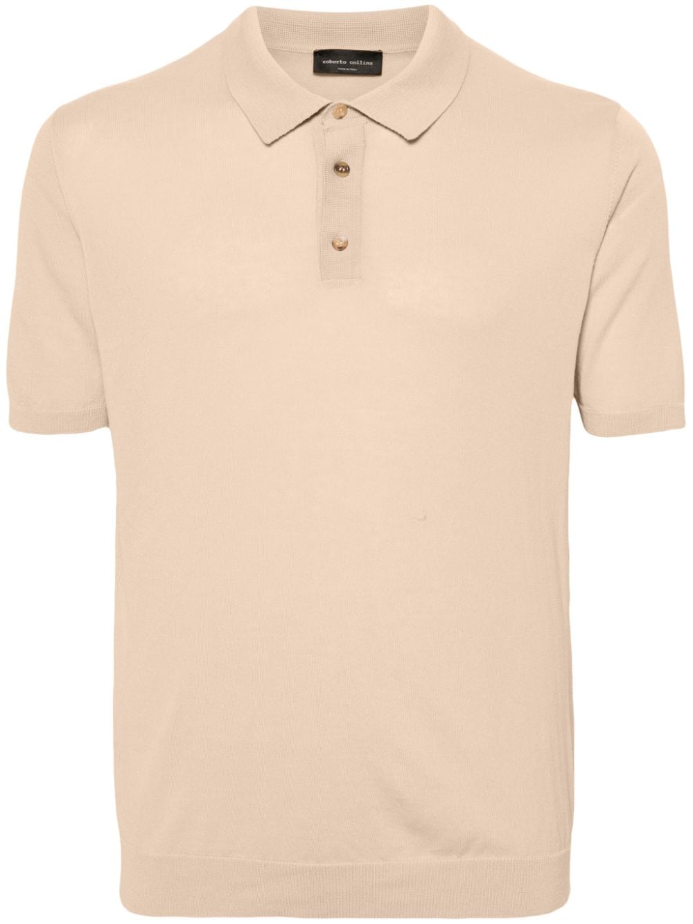 Roberto Collina short-sleeve cotton polo shirt - Neutrals von Roberto Collina