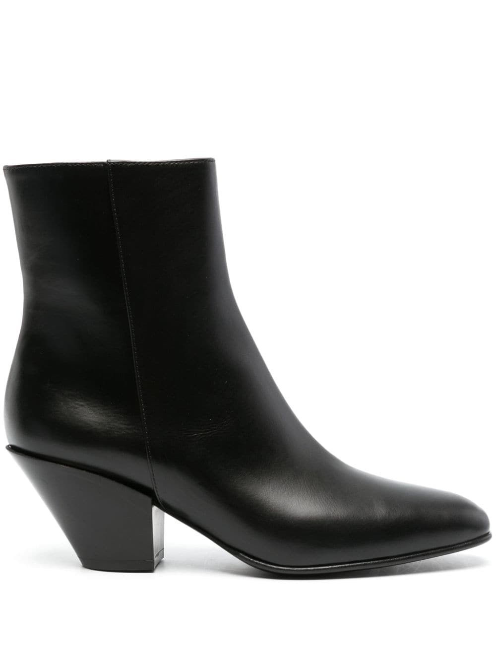 Roberto Festa Allyk 70mm ankle leather boots - Black von Roberto Festa