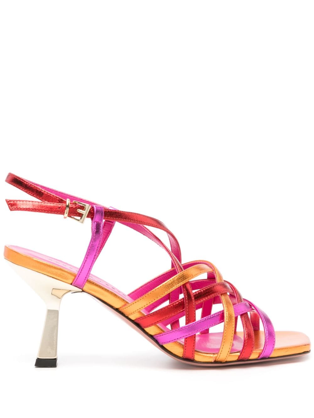 Roberto Festa Dream 75mm leather sandals - Pink von Roberto Festa