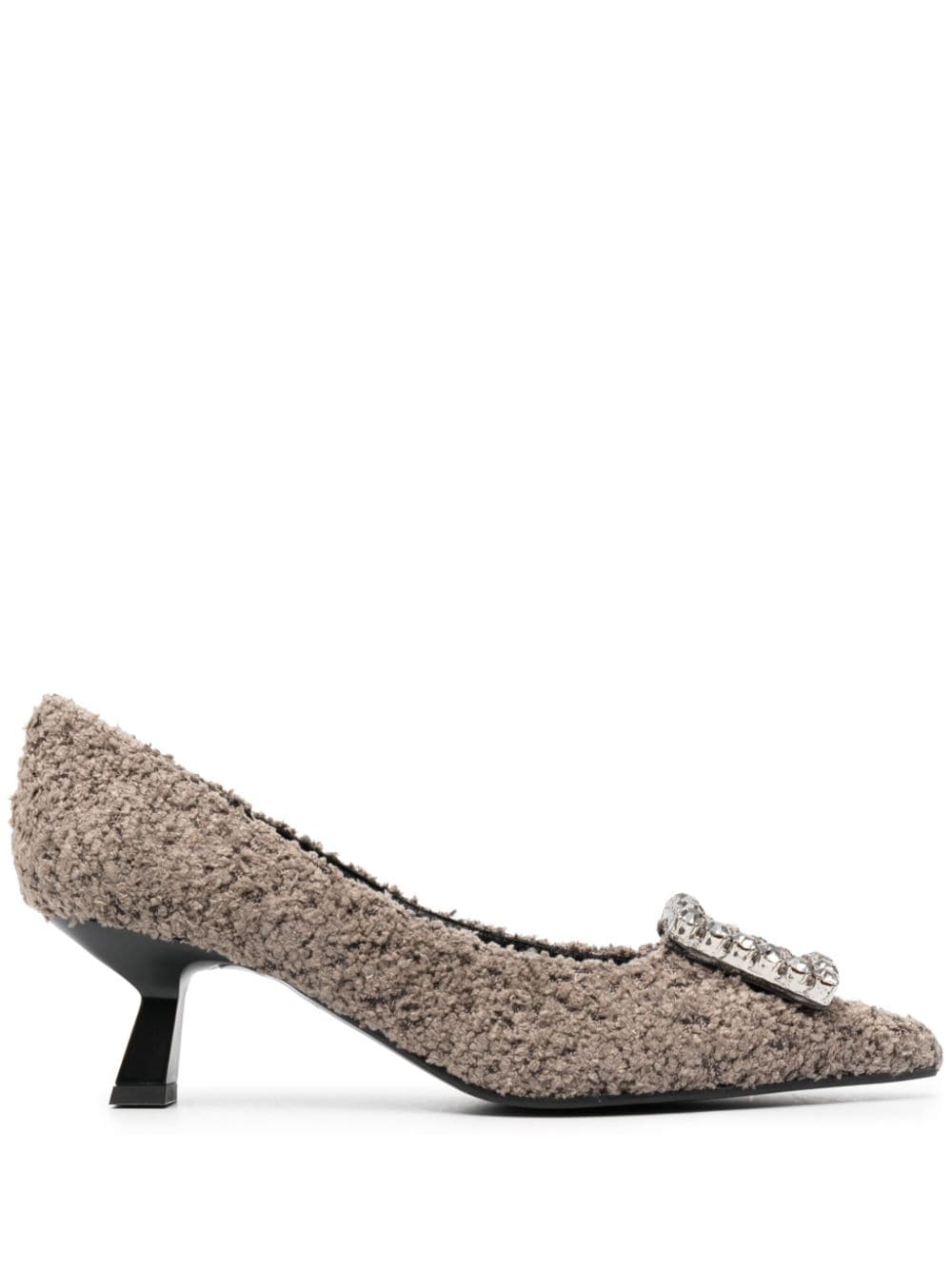 Roberto Festa Evilly 60mm buckle-embellished pumps - Grey von Roberto Festa