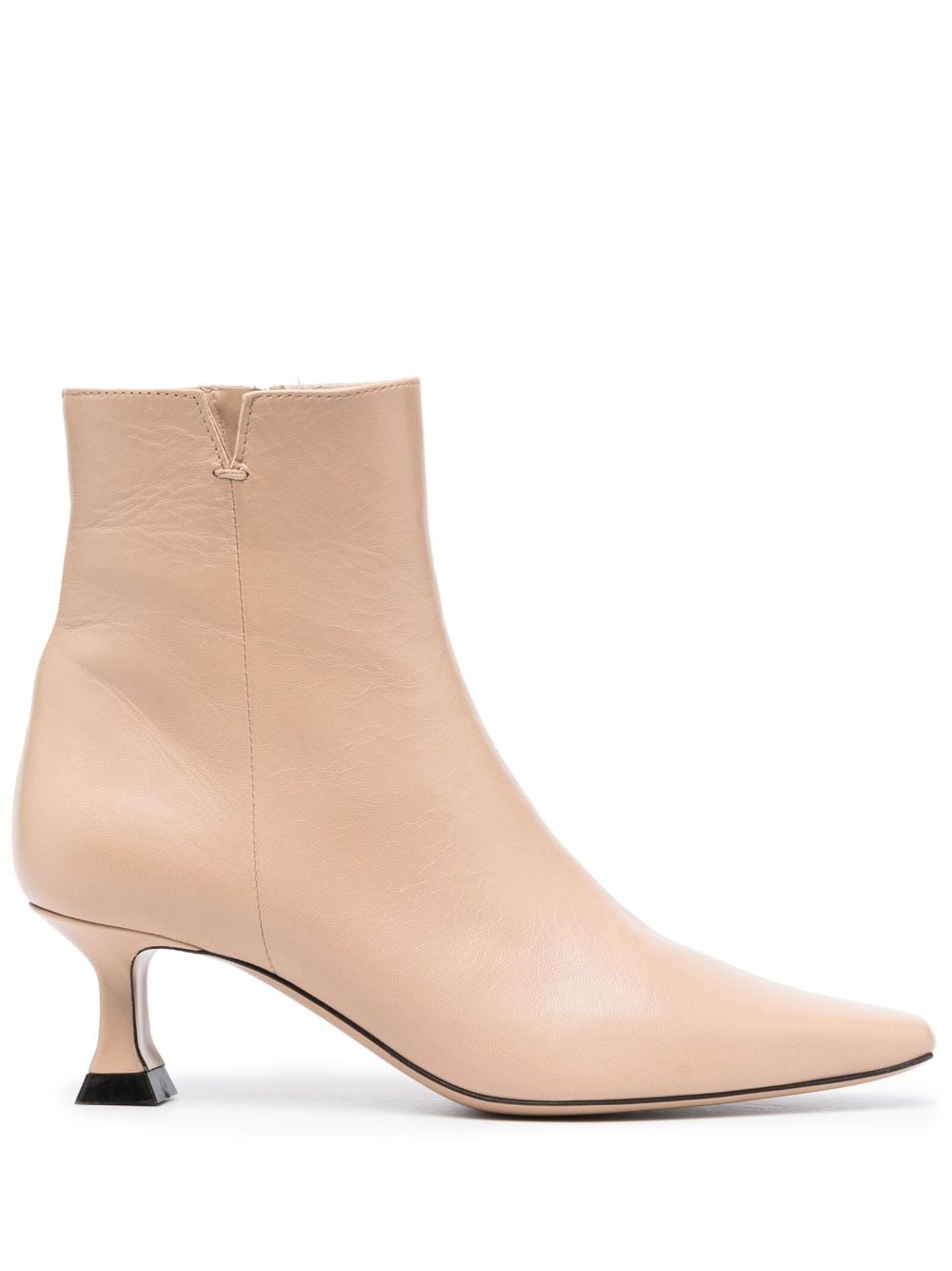 Roberto Festa Luna 50mm pointed-toe leather boots - Neutrals von Roberto Festa