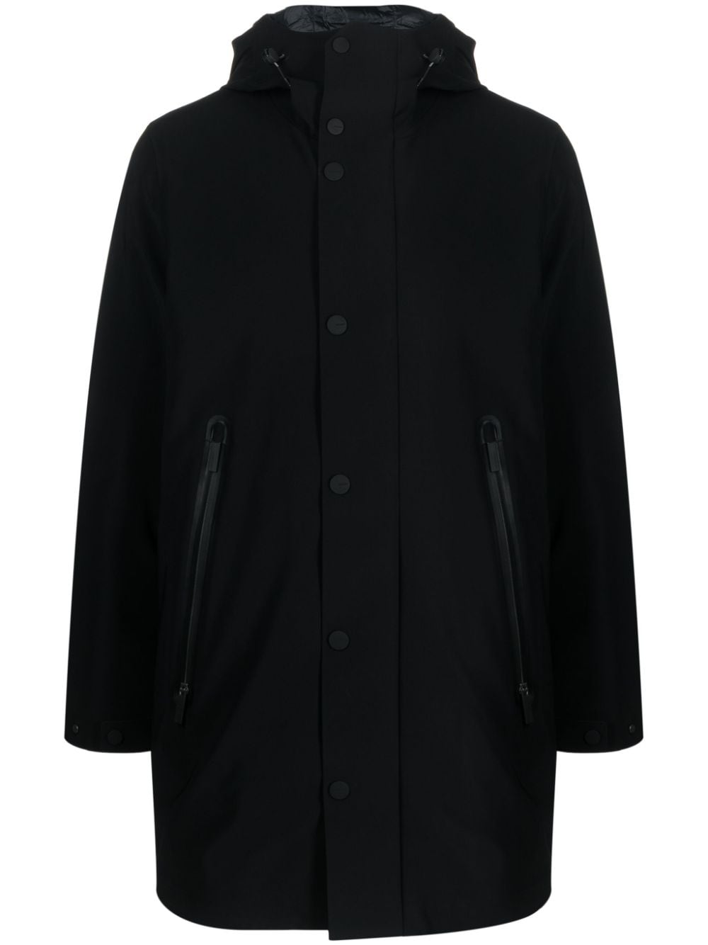 RRD classic-hood padded coat - Black von RRD