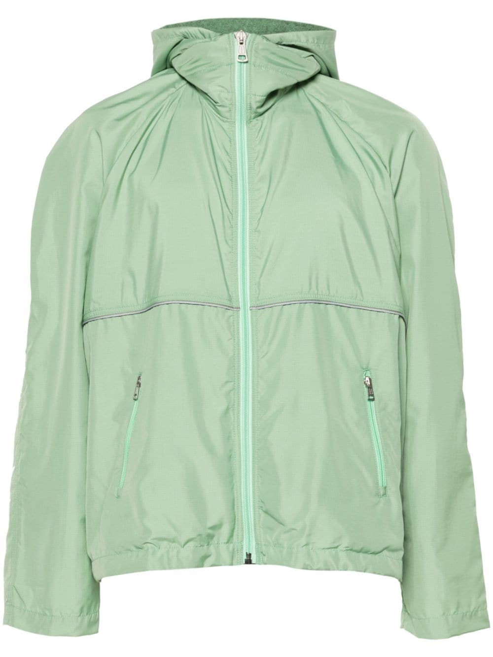 Robyn Lynch ripstop hooded lightweight jacket - Green von Robyn Lynch