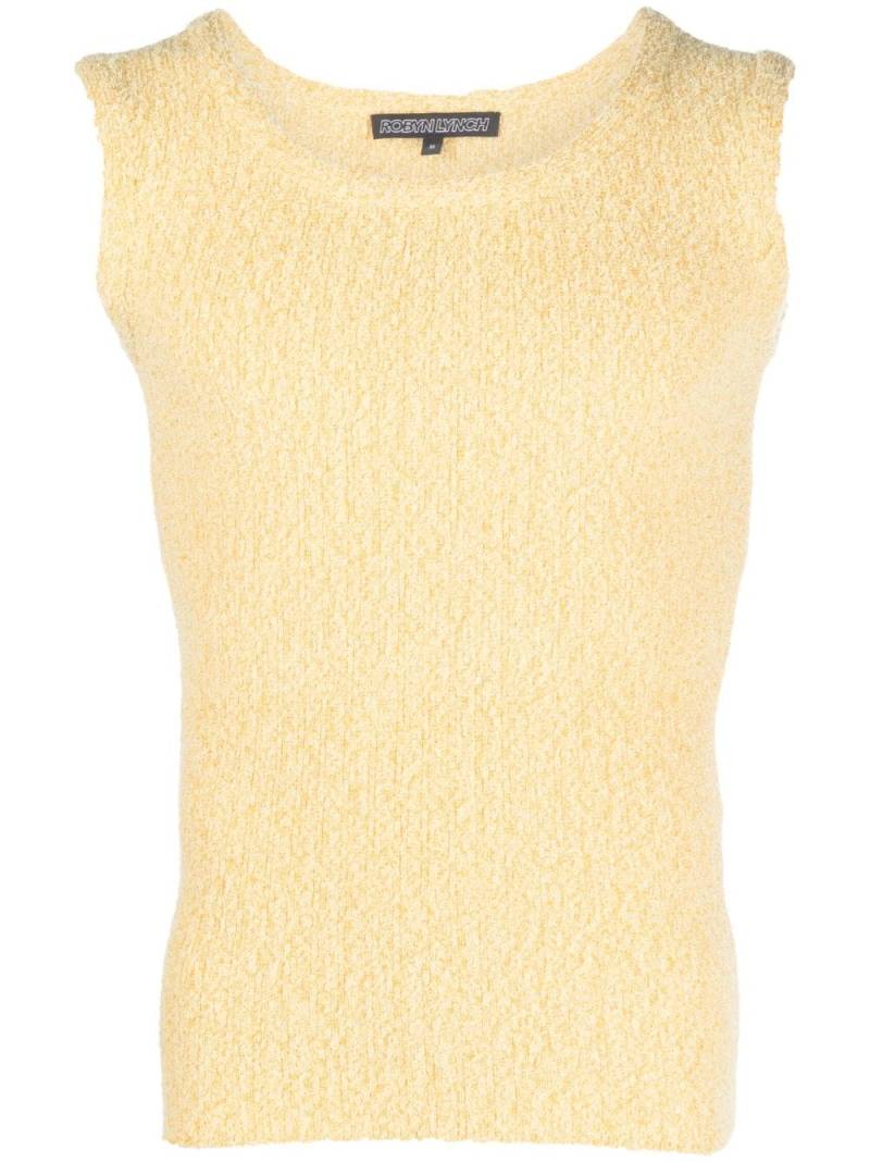 Robyn Lynch textured knit tank top - Yellow von Robyn Lynch
