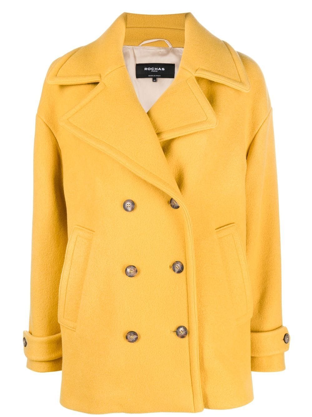 Rochas double-breasted coat - Yellow von Rochas