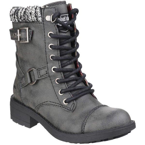 Bikerstiefel Thunder Damen Schwarz 36 von Rocket Dog