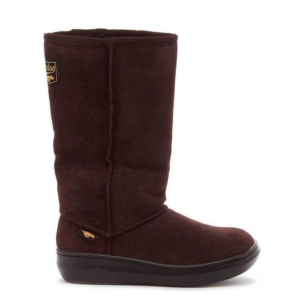 Lange Stiefel Sugardaddy, Leder Damen Braun 37 von Rocket Dog