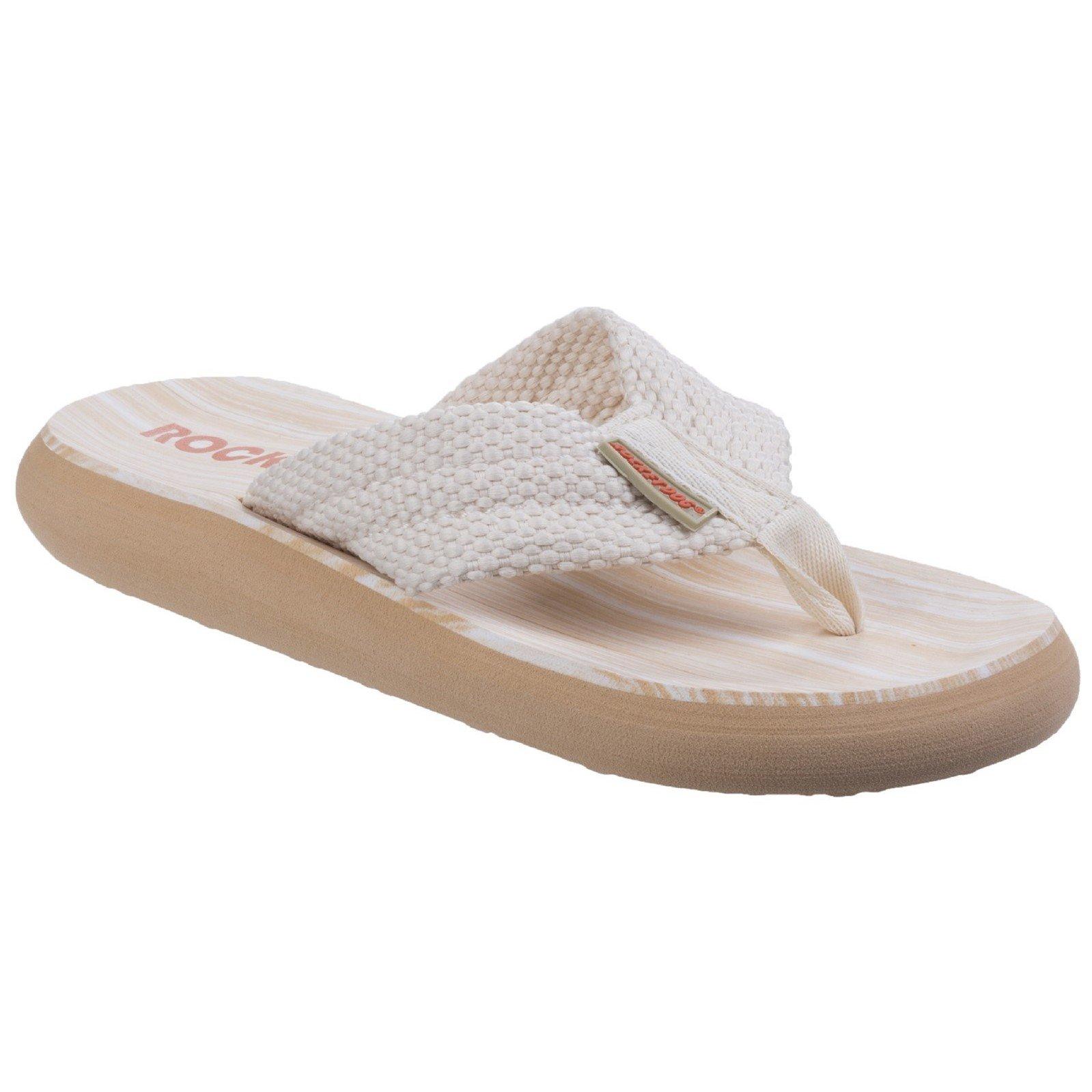 Sunset Slip On Sandale Damen Creme 38 von Rocket Dog