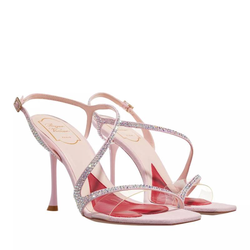 Roger Vivier Pumps & High Heels - Vivier Bling Sandals In PVC And Suede - Gr. 38,5 (EU) - in Rosa - für Damen von Roger Vivier