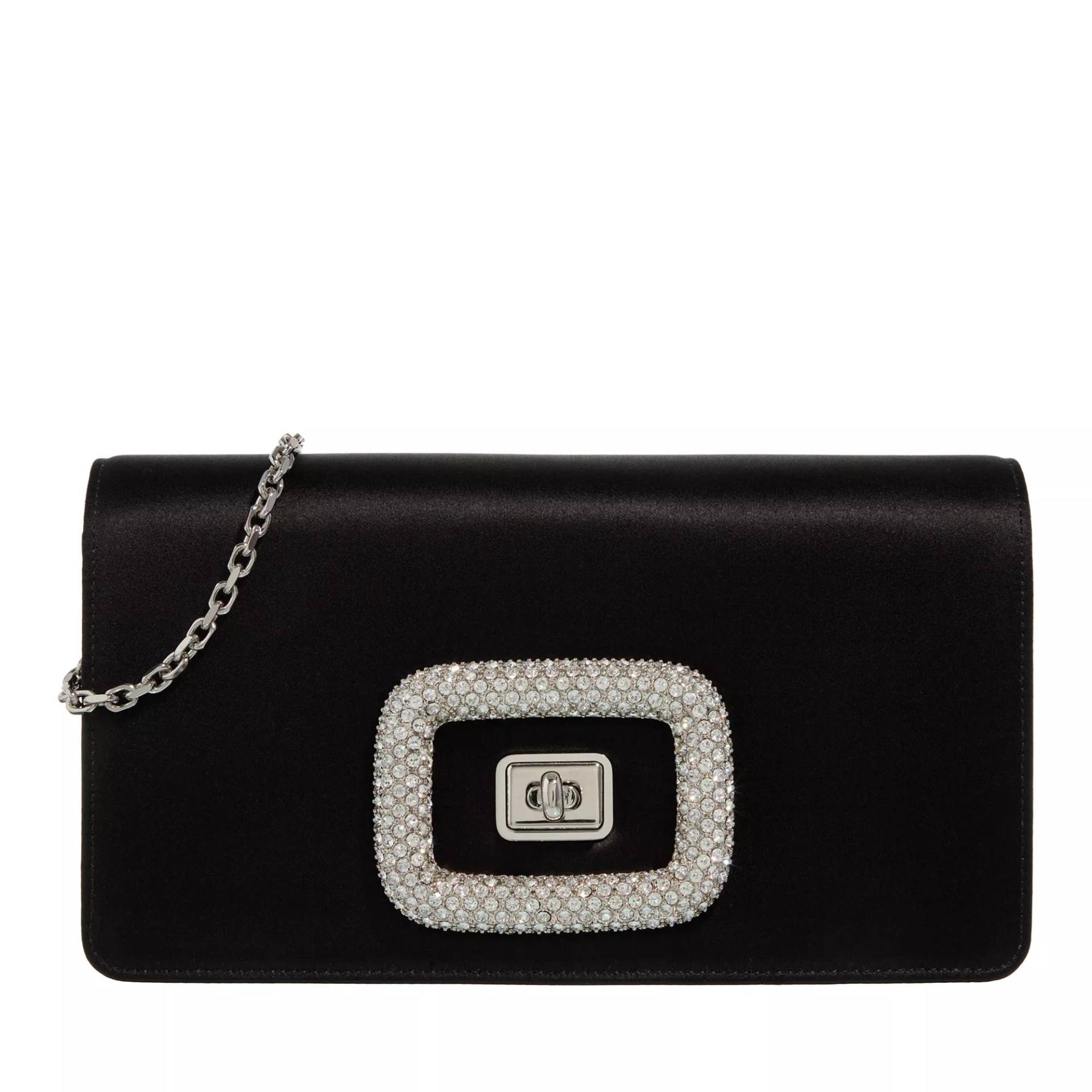 Roger Vivier Umhängetasche - Viv Choc Jewel Mini Bag - Gr. unisize - in Schwarz - für Damen von Roger Vivier