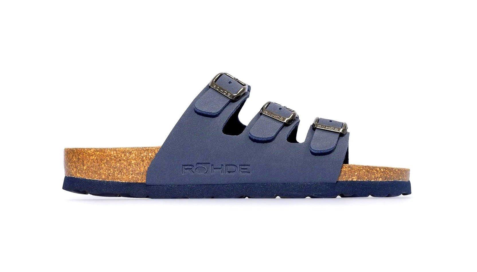Alba - Synthetik Sandale Damen Blau 41 von Rohde