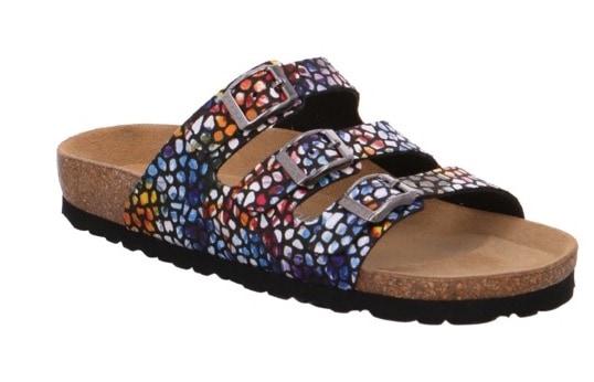 Rohde Pantolette »Alba«, Sommerschuh, Schlappen, Hausschuh mit buntem Druck, G-Weite = weit Rohde Pantolette »Alba«, Sommerschuh, Schlappen, Hausschuh mit buntem Druck, G-Weite = weit von Rohde