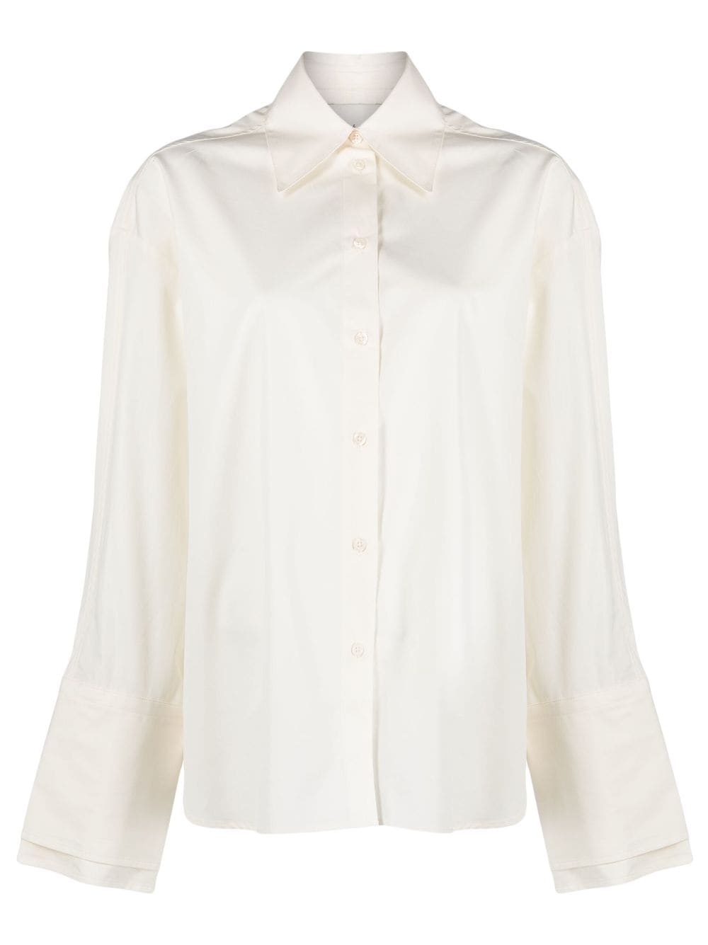 Róhe double-cuff cotton shirt - White von Róhe