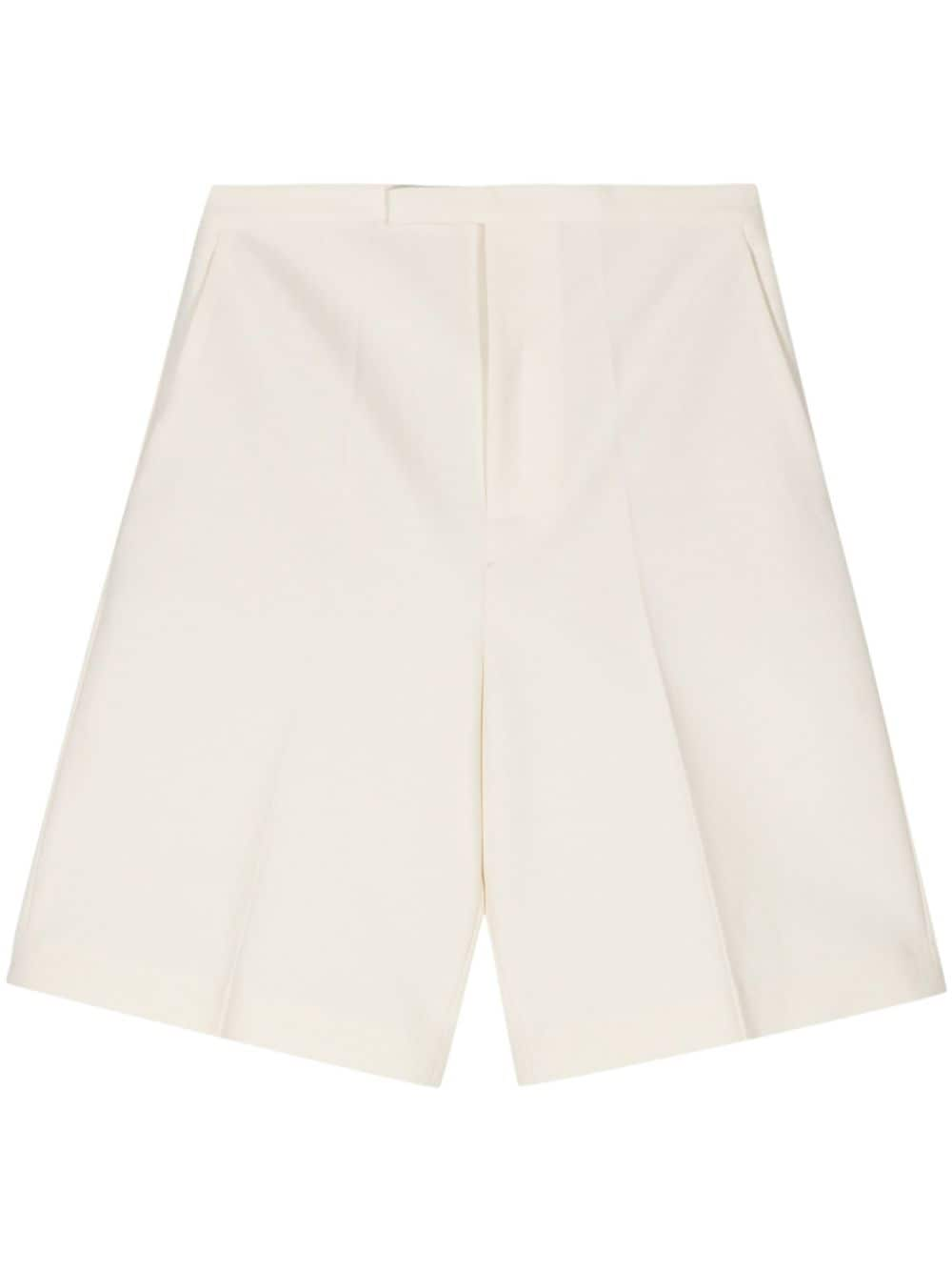 Róhe interlocking-twill tailored shorts - Neutrals von Róhe