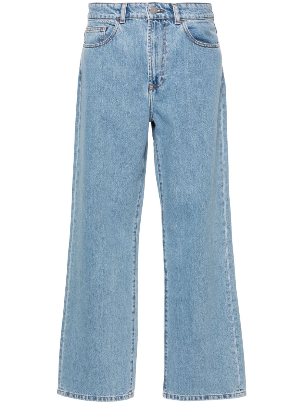 Róhe low-rise wide-leg jeans - Blue von Róhe