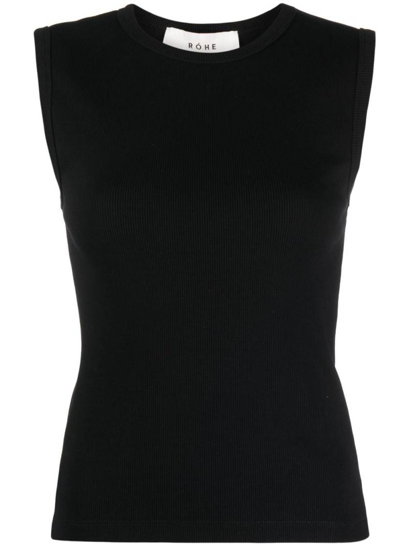 Róhe organic-cotton tank top - Black von Róhe