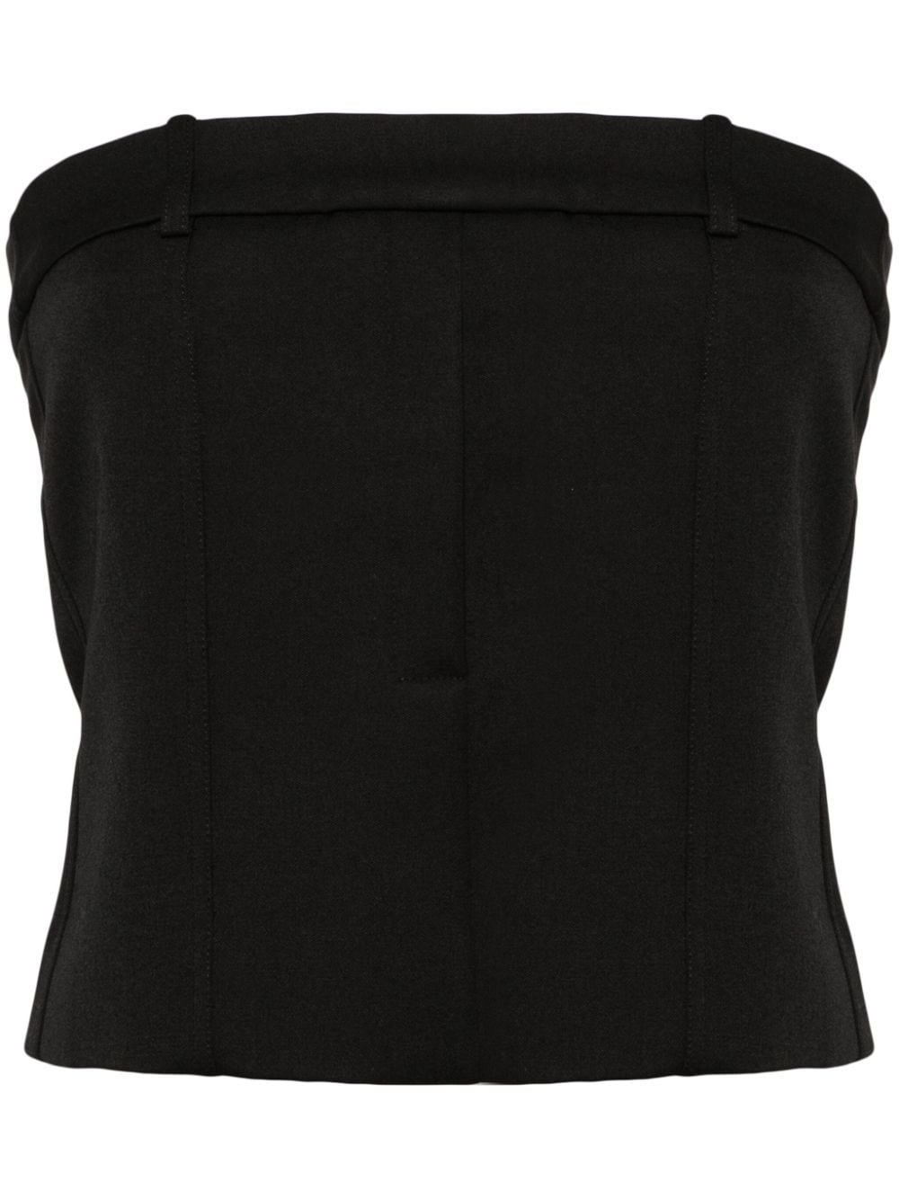 Róhe tailored corset top - Black von Róhe