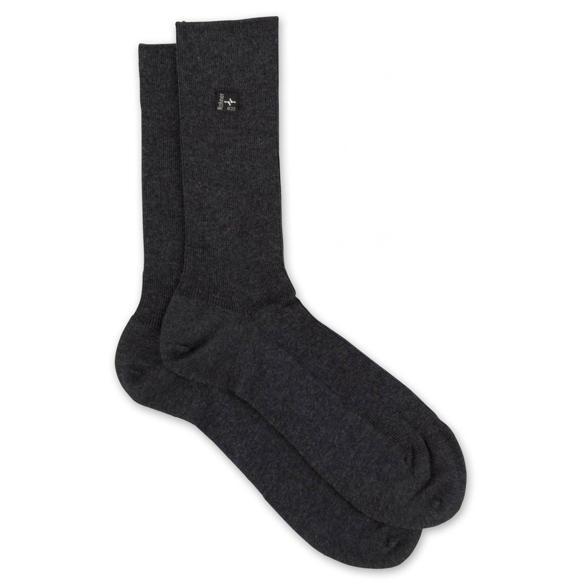 Wadenlange Socken Herren Anthrazit 43-44 von Rohner Advanced