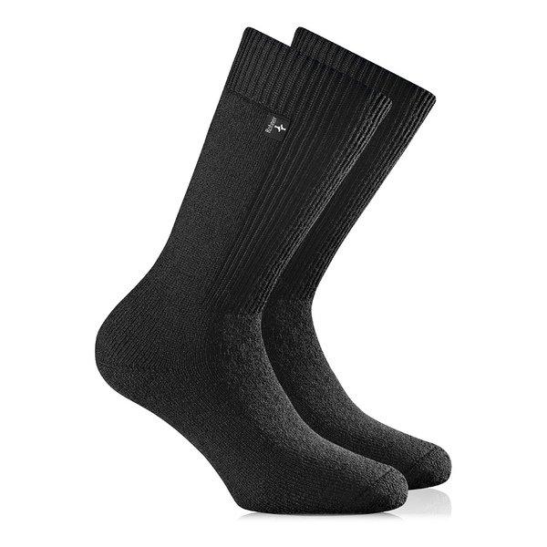 Trekkingsocken Herren Black 36-38 von Rohner