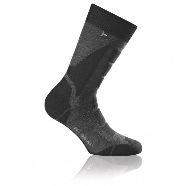 Rohner - Back Country L/R - Wandersocken Gr 36-38 - S grau/schwarz von Rohner