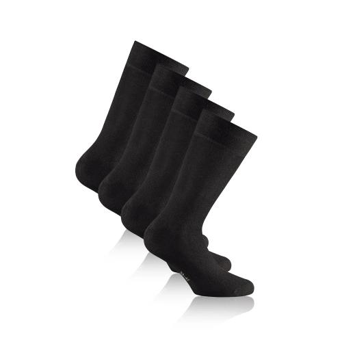 Rohner Bambus 2er Pack Socken - schwarz (Grösse: 43-46) von Rohner