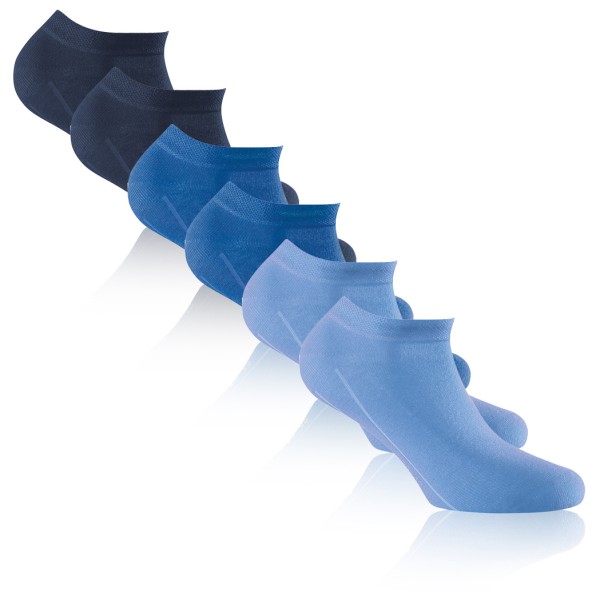 Rohner - Basic Sneaker (3-Pack) - Multifunktionssocken Gr 35-38 blau von Rohner