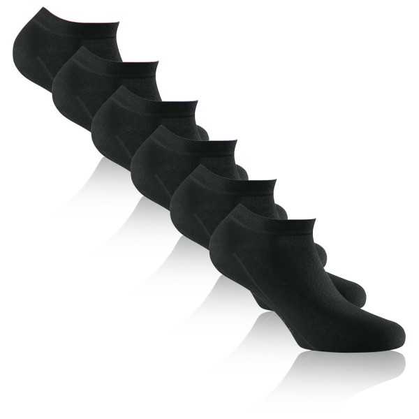 Rohner - Basic Sneaker (3-Pack) - Multifunktionssocken Gr 43-46 schwarz von Rohner