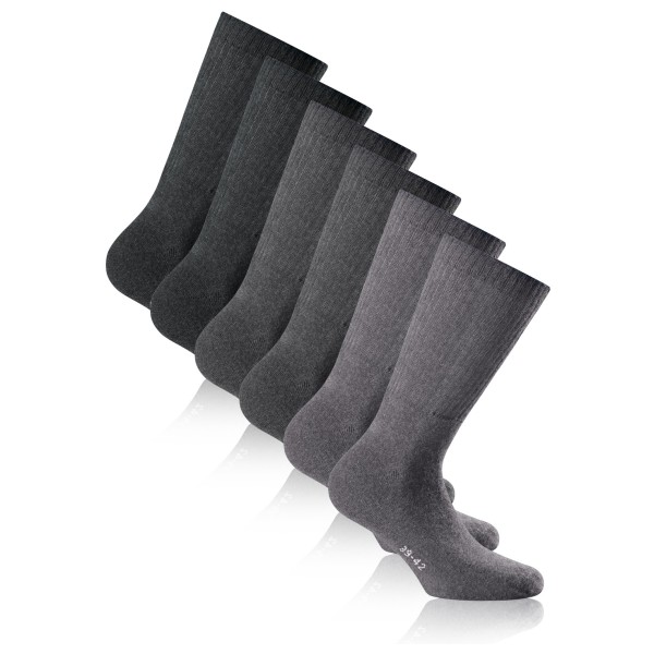 Rohner - Basic Sport 3er Pack - Multifunktionssocken Gr 43-46 grau von Rohner