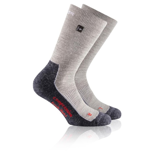 Rohner - Compression Trek Light L/R - Wandersocken Gr 36-38 grau von Rohner