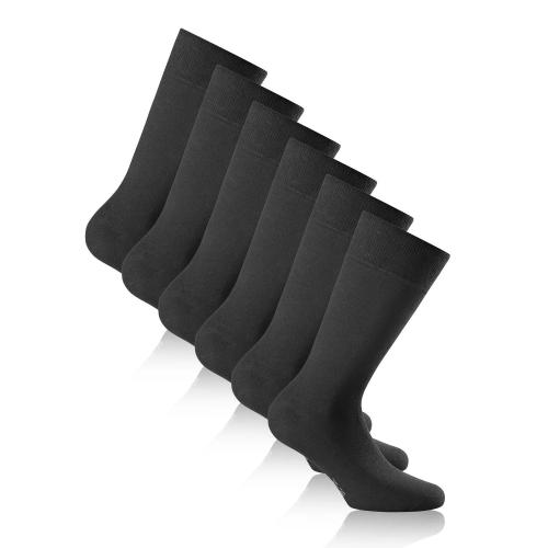 Rohner Cotton II 3er Pack Socken - schwarz (Grösse: 47-50) von Rohner