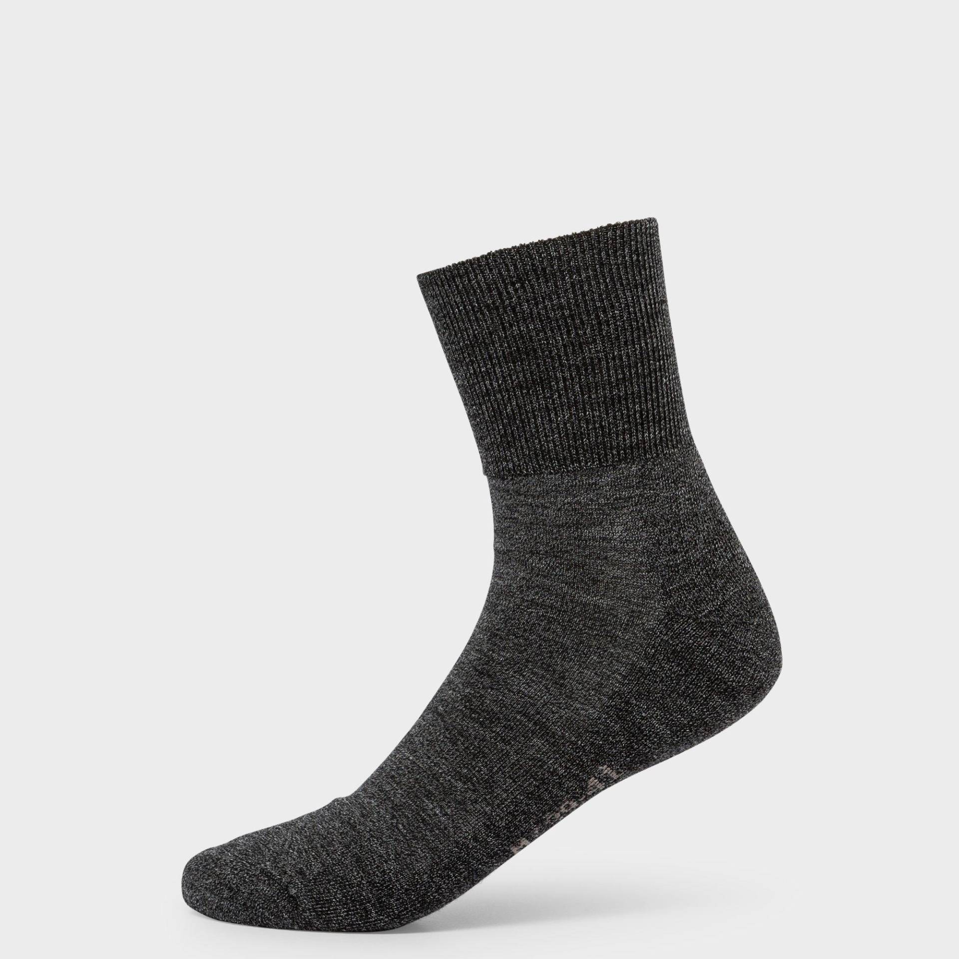 Wadenlange Trekkingsocken Damen Black 36-38 von Rohner