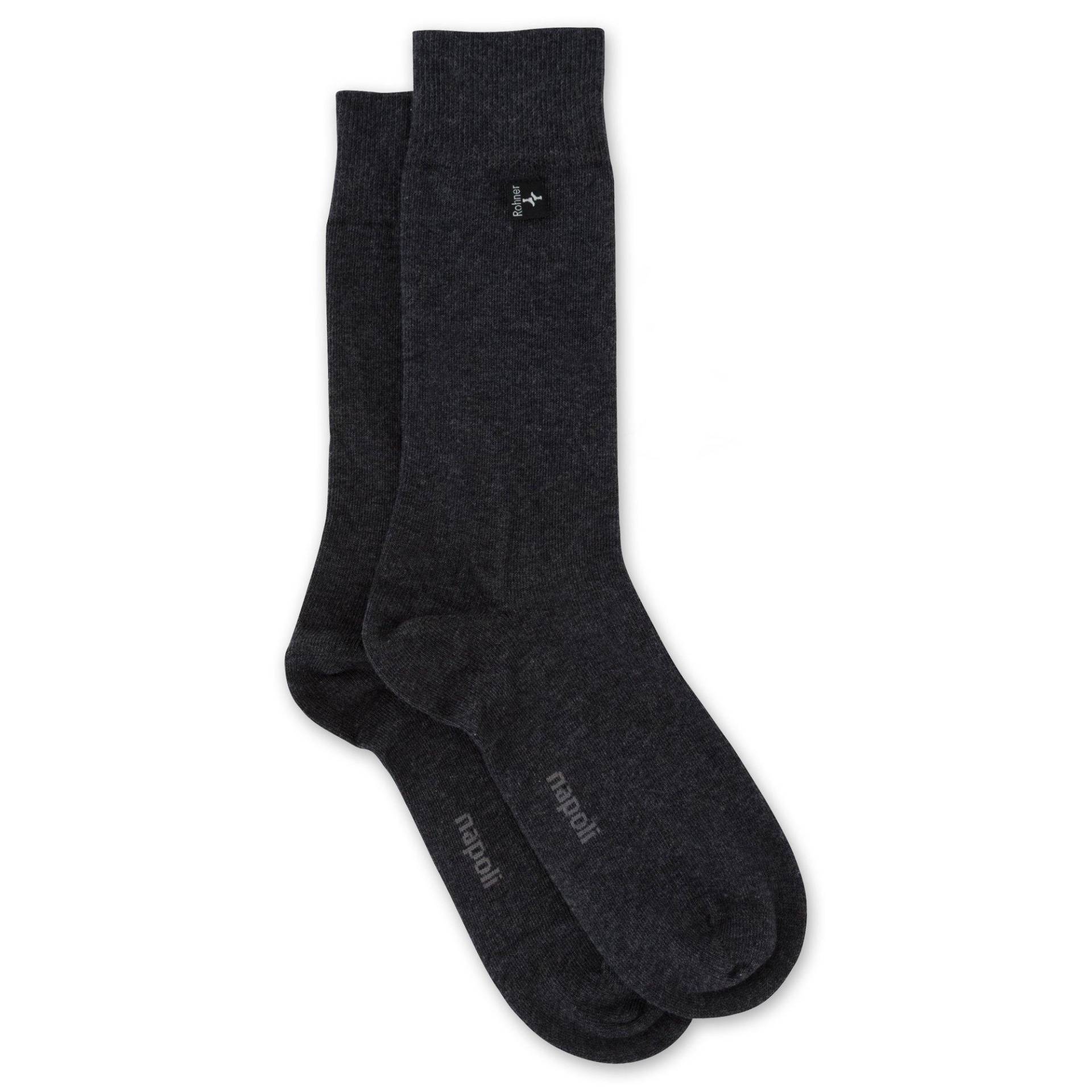 Wadenlange Socken Herren Anthrazit 43-46 von Rohner