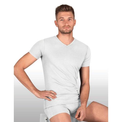 Rohner Men Shirt V-Neck Basic - White (Grösse: M) von Rohner
