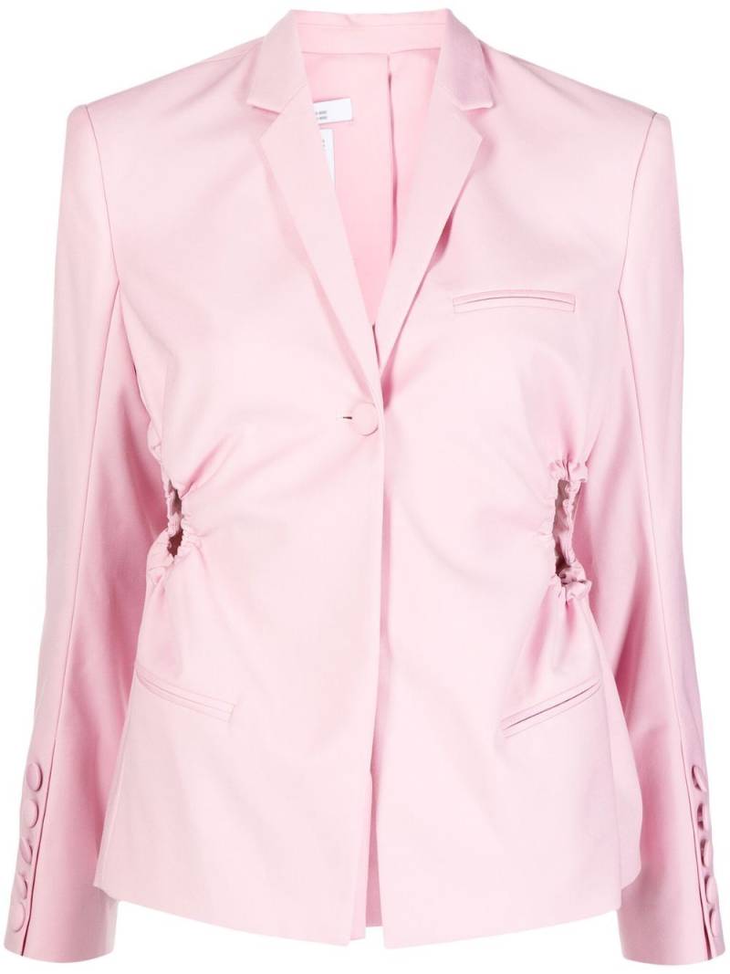 Rokh cut-out blazer - Pink von Rokh