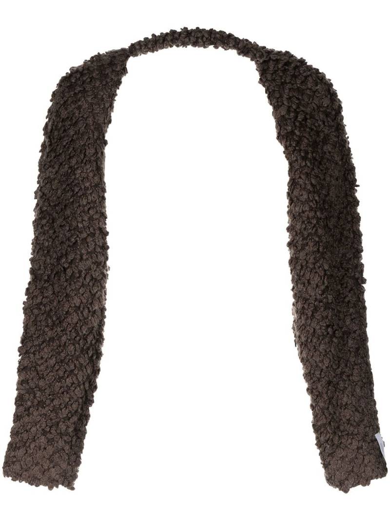 Rokh knitted detachable sleeves - Brown von Rokh