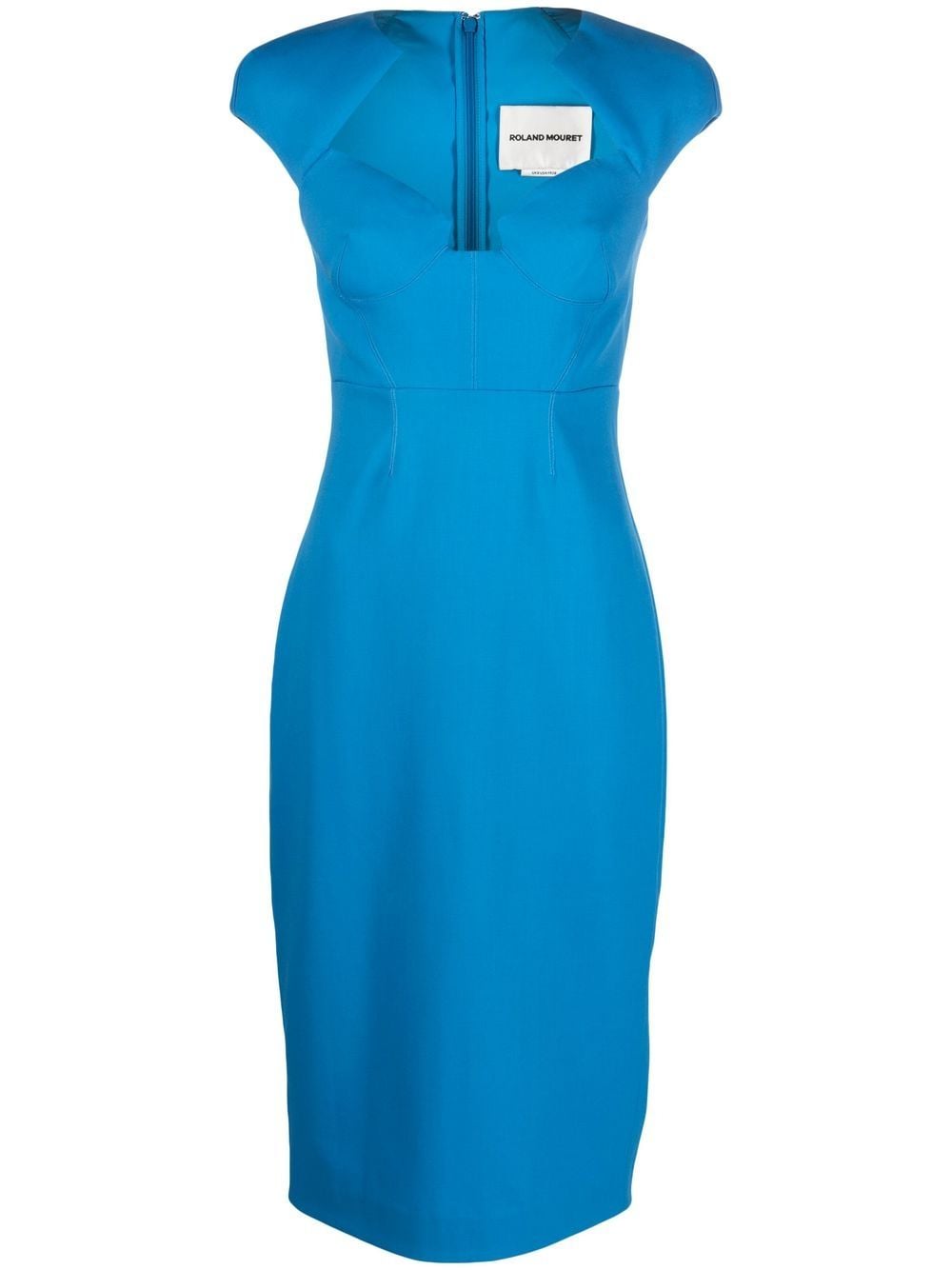 Roland Mouret fitted bodice dress - Blue von Roland Mouret