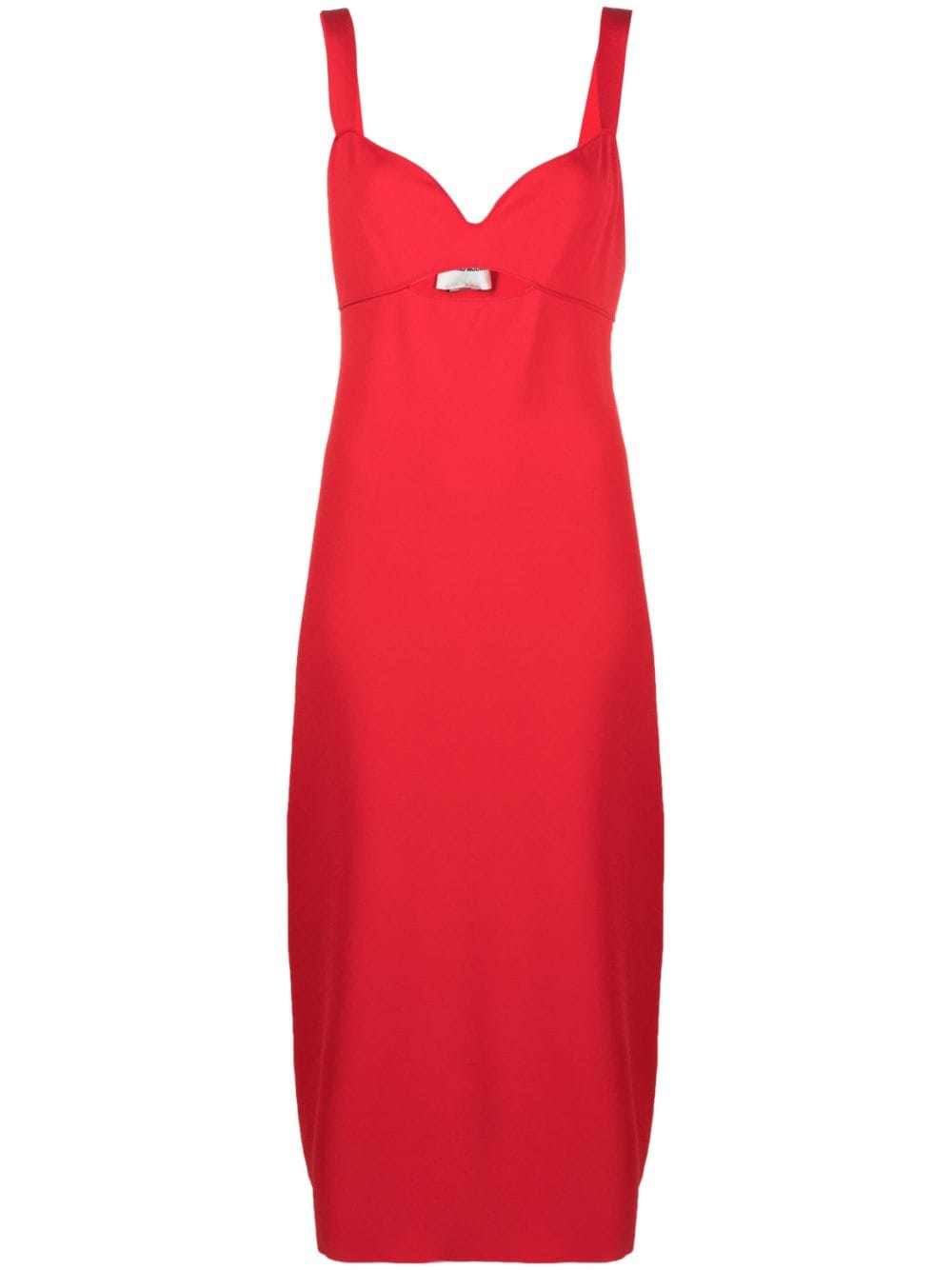 Roland Mouret sleeveless cut-out midi dress - Red von Roland Mouret