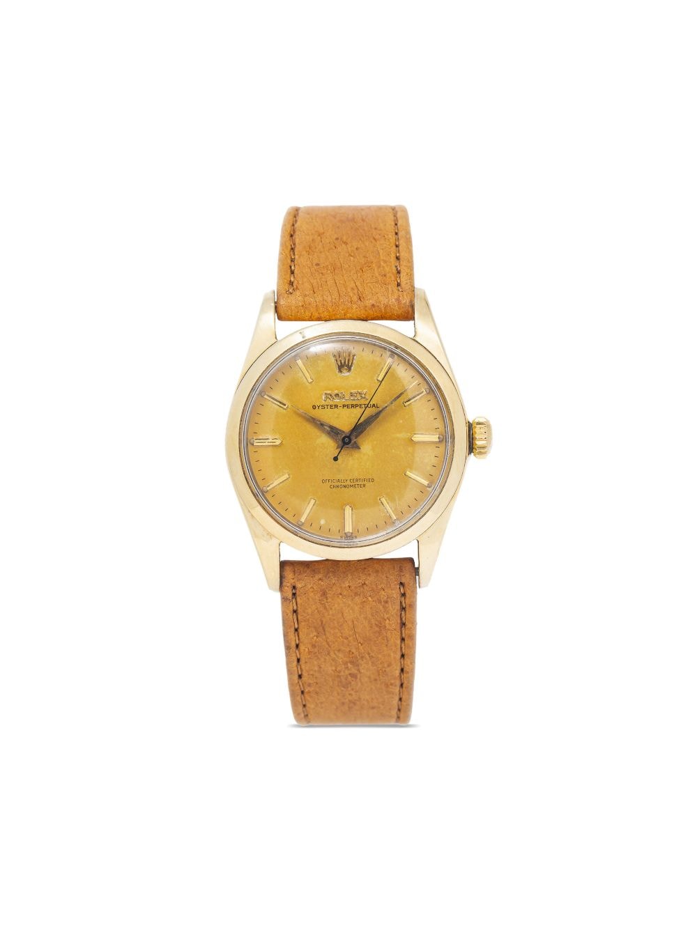 Rolex 1958 pre-owned Oyster Perpetual 34mm - Gold von Rolex