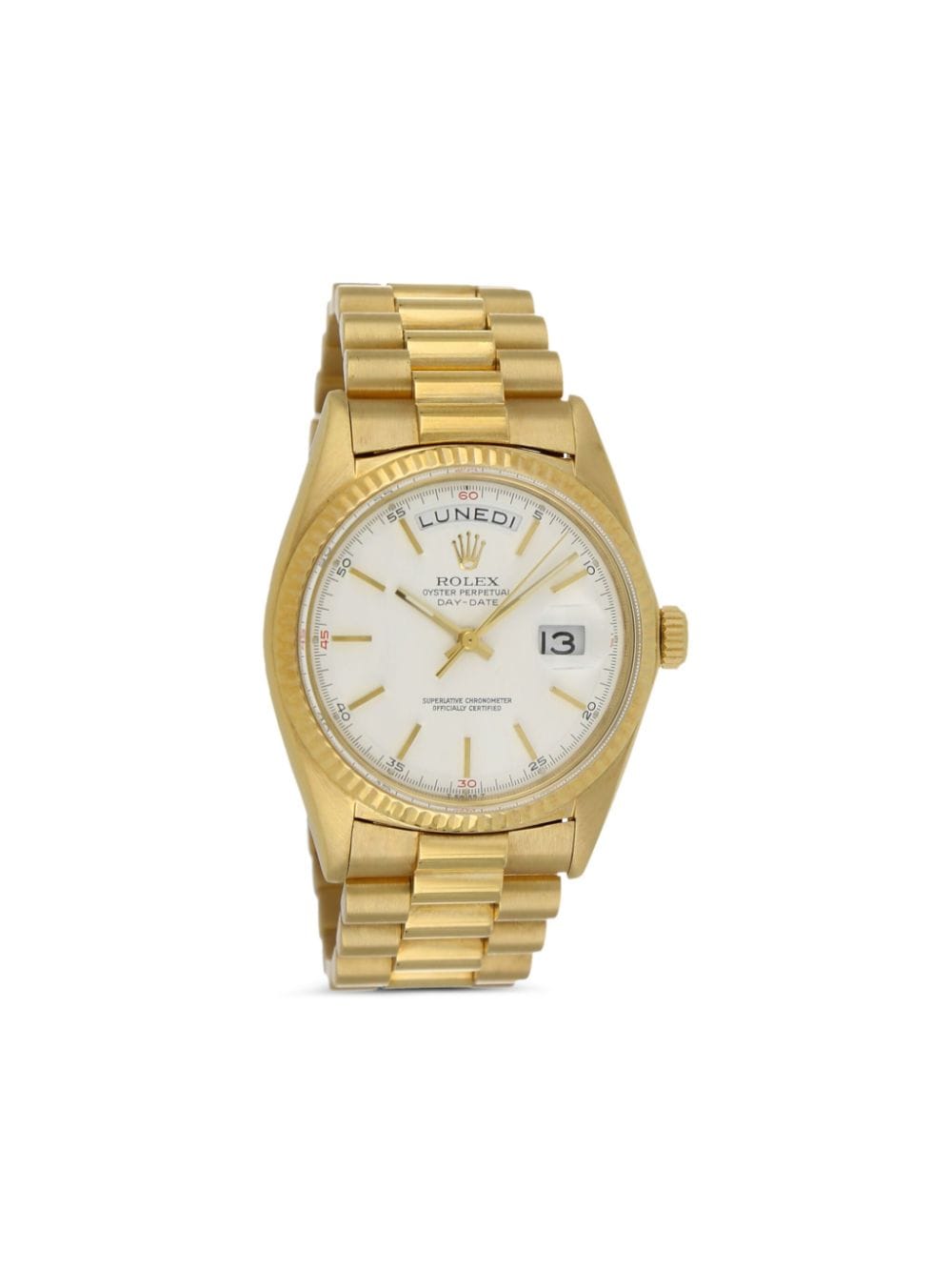 Rolex 1969 pre-owned Day Date 36mm - White von Rolex