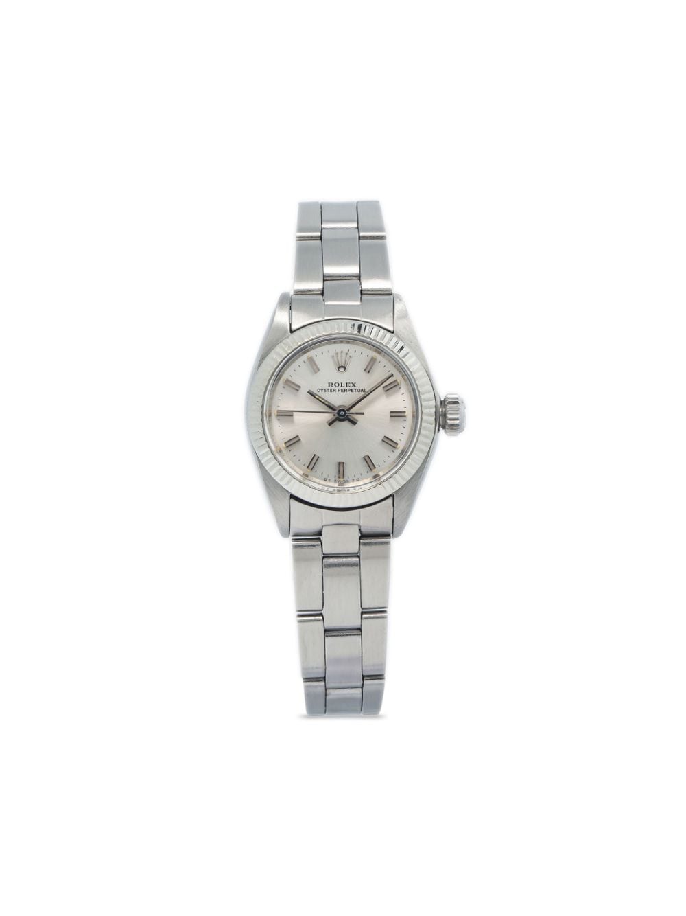 Rolex pre-owned Oyster Perpetual 26mm - Silver von Rolex