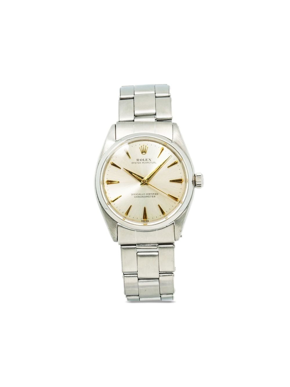 Rolex pre-owned Oyster Perpetual 34mm - Silver von Rolex