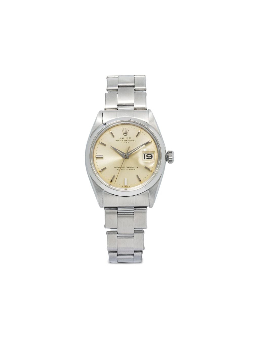 Rolex pre-owned Oyster Perpetual Date 34mm - Neutrals von Rolex