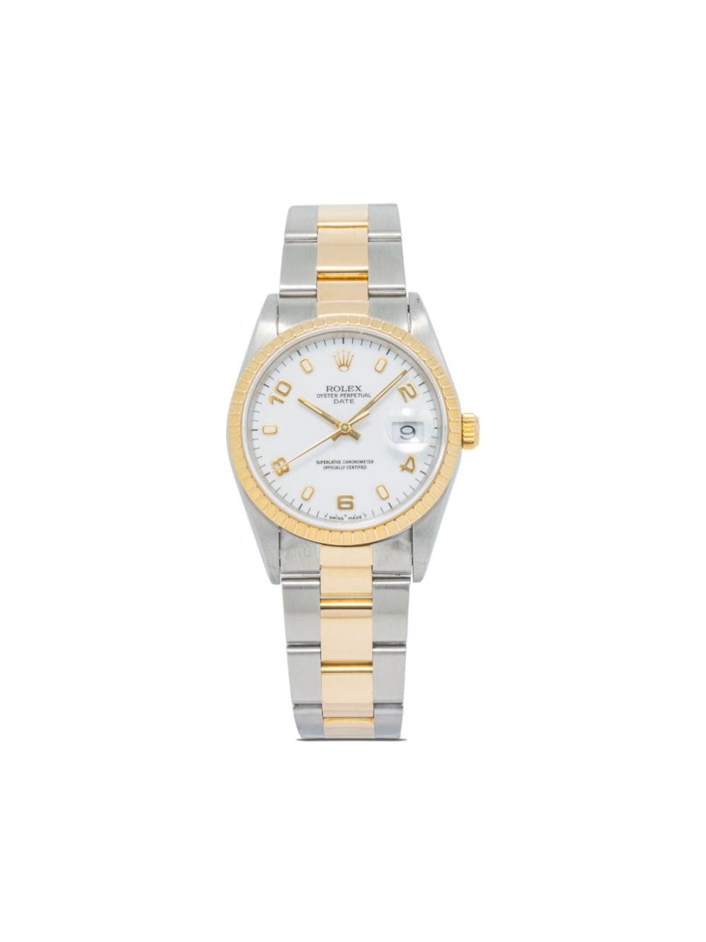 Rolex pre-owned Oyster Perpetual Date 34mm - White von Rolex