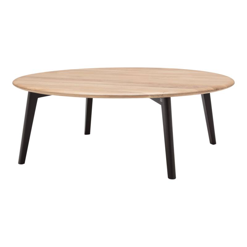 910 Couchtisch, Ausführung Tischplatte / Gestell eiche / eiche, Grösse d. 100 cm, h. 35 cm von Rolf Benz