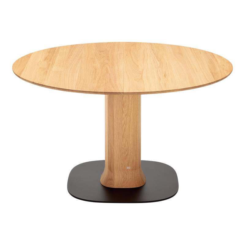983 Esstisch, Ausführung Tischplatte / Gestell nussbaum amerikanisch, Grösse rund, d. 120 cm von Rolf Benz
