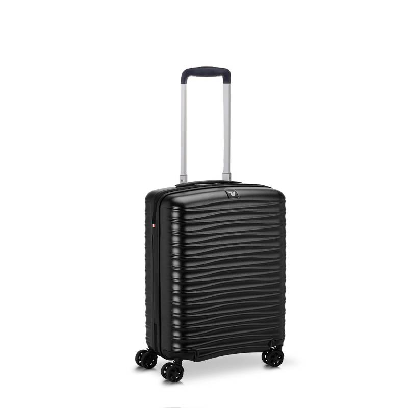 Wave - Trolley Handgepäck Carry-On Spinner, Schwarz von Roncato