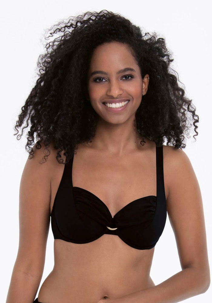 Rosa Faia Bügel-Bandeau-Bikini-Top »Hermine«, mit schöner Raffung und Zierring vorn Rosa Faia Bügel-Bandeau-Bikini-Top »Hermine«, mit schöner Raffung und Zierring vorn von Rosa Faia